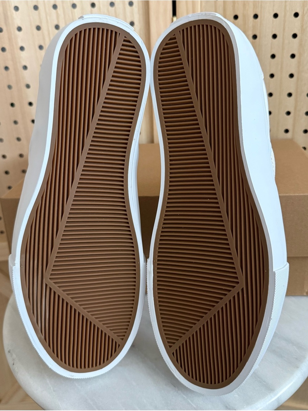 Men's Slip-On Canvas Loafers in Off-White - Picture 5 of 5